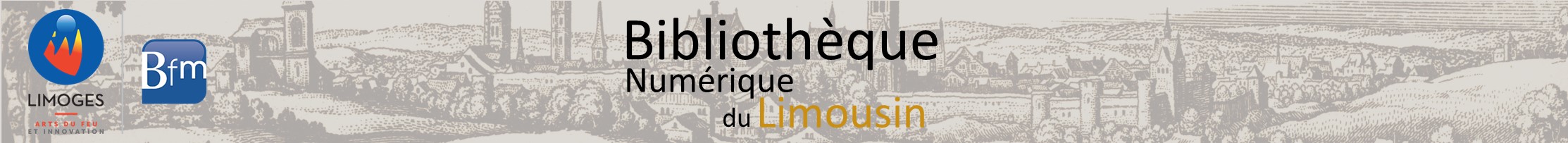 Bibliothèque numérique du Limousin