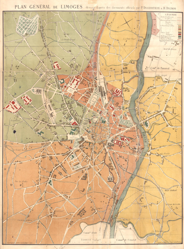 Plan - Limoges, Quercy, Pê³©gord